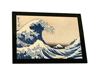 Quadro Decorativo A Grande Onda de Kanagawa - Moldura Premium em Madeira com Impressão HD - imagem 2