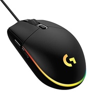 Mouse Gamer Logitech G203 LIGHTSYNC RGB, Efeito de Ondas de Cores, 6 Botões Programáveis e Até 8.000 DPI - Preto - imagem 4