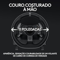 Volante Logitech G920 Driving Force e Pedais com Force Feedback para Xbox Series X|S, Xbox One, PC, Mac - imagem 5