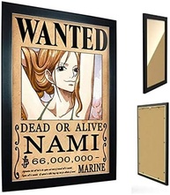 Quadro Decorativo Nami One Piece - Poster Wanted com Moldura Premium - imagem 1