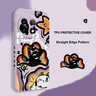 Capinha Oneplus: Gato Arco-Íris em Silicone Líquido - imagem 3