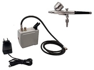 Kit Aerografia ONETOOLS: Mini Compressor + Aerógrafo 0.3mm Copo Fixo - Precisão e Versatilidade para Suas Criações! - imagem 2