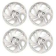 Kit 4 Calotas Aro 15 Prata - Onix 2023/2024 (4 Furos) - Design Moderno e Proteção - imagem 2