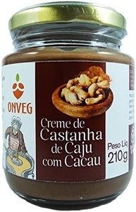 Creme de Castanha de Caju com Cacau 210g Onveg - imagem 3