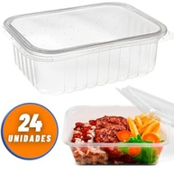 Pote Descartável Freezer Micro-ondas Marmita 24 Unidades - 250ML Onyon - imagem 3