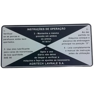 Placa de Instrução de Operação Yanmar TC10, TC11, TC12, TC14 e Super - Guia Essencial - imagem 2