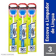 Orabrush DenTek: Kit 3 Escovas para Hálito Fresco! - imagem 1