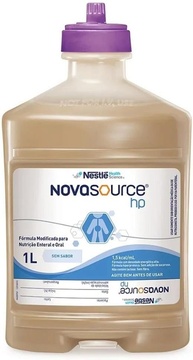 Nutrição Enteral e Oral Novasource HI Protein Sistema Fechado Baunilha 1l - imagem 1