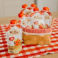 Kit 3 unidades Natuzinho Papinha de Fruta Orgânica, Vários sabores, 99g cada, Sem Açúcar Adicionado, A Partir de 9 Meses (99g, Manga e Maçã) - imagem 4