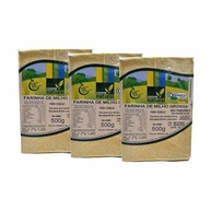 Kit 3X: Farinha de Milho Grossa (Para Cuscuz) Orgânica Coopernatural 500g - imagem 1
