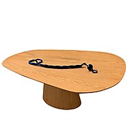 Mesa Oval de Freijó 140x90: Elegância Orgânica - imagem 2