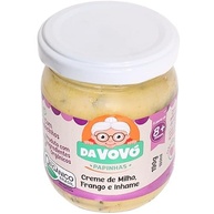 Da Vovó, Papinha Infantil, Linha + 8, Orgânica, Sabor Creme de milho, Frango e Ihame, 100ml - imagem 3