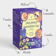 Chá Misto Infantil Orgânico Curumim Lua Iamaní 15 sachês - imagem 4