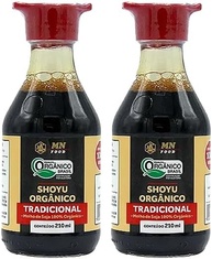 Kit 2X: Shoyu Orgânico Tradicional MN Food 210 ml - imagem 1