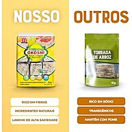 Okoshi: Snack Arroz Integral Orgânico Fit 75g - Vegano, Sem Glúten - imagem 1