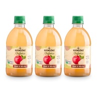 Kit 3 Vinagre De Maçã Orgânico Acidez 4,2% 4 Estações 450 ml - imagem 1