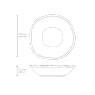 Conjunto com 4 Pratos Fundos Porto Brasil Orgânico Eco Cerrado - Seguro para Microondas e Forno - imagem 4