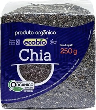 ECOBIO Produto Orgânico Chia Orgânica Em Grãos Ecobio Produto Orgânico 250G - imagem 1