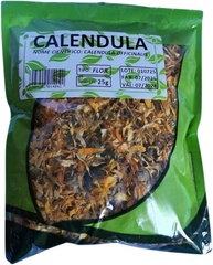 Calêndula Officinalis, Flor Seca Natural, 25g, Validade até 07/2028 Produto Orgânico - imagem 1