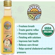 Vinagre de Maçã Orgânico Organovita 250ml - 6% de Acidez, Com a Mãe do Vinagre, 100% Natural, Sem Conservantes ou Água, Feito com Maçãs Gala e Fuji - imagem 4