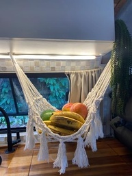 Redinha de Crochê Multiuso: Charme e Organização para Kombi, Motorhome e Caminhão (Bege) - imagem 3