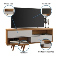 Rack TV 50" Notável: Design & Organização - imagem 2