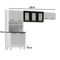Cozinha Compacta Mirage: Aço, Brilho e Organização! - imagem 2