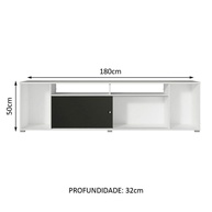 Rack TV 65" Cancun Madesa: Design e Organização - imagem 2