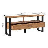 Rack Pernambuco 140cm: Elegância e Organização - imagem 2