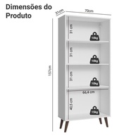 Cristaleira 70cm: Elegância e Organização! - imagem 2