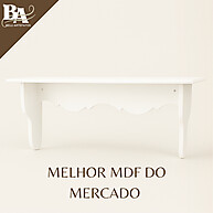 Prateleira Decorativa Branca: Elegância e Organização - imagem 1