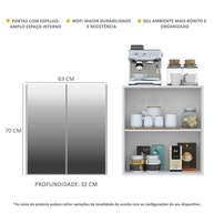 Aparador Bar Cantinho do Café: Elegância e Organização - imagem 2