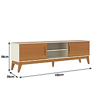 Rack TV 65” Retrô Domus: Elegância e Organização - imagem 2
