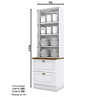 Cristaleira Emily: Elegância e Organização! - imagem 2