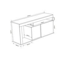 Rack TV 55" Lavanda: Elegância e Organização - imagem 2