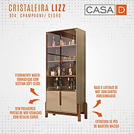 Cristaleira Lizz: Elegância e Organização - imagem 2