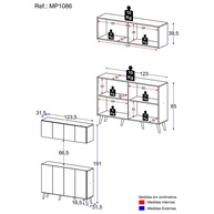 Kit Bar Retrô Multimóveis MP1086: Elegância e Organização - imagem 2