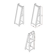 Espelho de Chão Retrô: Elegância e Organização - imagem 2