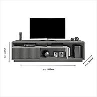 Rack TV 75" Ripado: Elegância e Organização - imagem 2