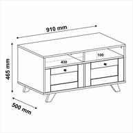 Mesa de Centro Trama: Elegância e Organização - imagem 2