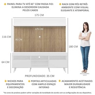Rack Painel TV 65" Madri: Estilo e Organização - imagem 2