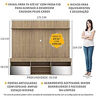 Rack TV 65" com Espelho: Mais Estilo e Organização! - imagem 2