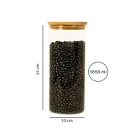 Pote de Vidro 1650ml: Frescor e Organização! - imagem 2