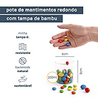 Pote de Vidro 200ml: Frescor e Organização! - imagem 2