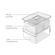 Organizador de Geladeira 2,2L: Frescor e Organização! - imagem 2