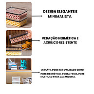 Pote Hermético 770ml: Frescor e Organização! - imagem 2