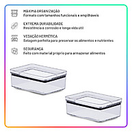 Potes Herméticos 770ml: Frescor e Organização! - imagem 2
