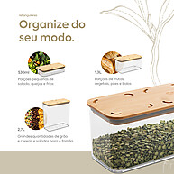 Potes Herméticos Coza: Frescor e Organização! - imagem 2