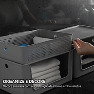 Cesto Organizador 5,4L: Praticidade e Organização! - imagem 2
