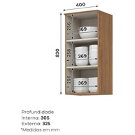 Armário Aéreo 40cm: Requinte e Organização - imagem 2